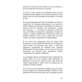 Le Calcul Mental