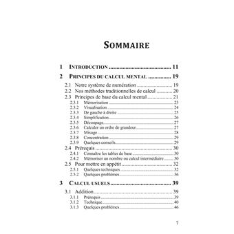 Le Calcul Mental