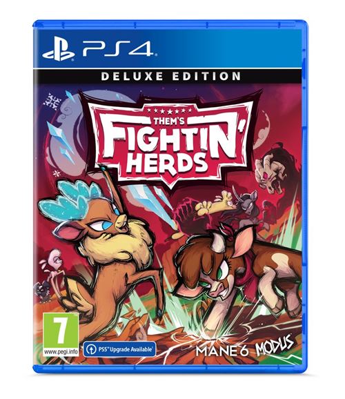 Pochette avant du jeu Them's Fightin' Herds Edition Deluxe PS4