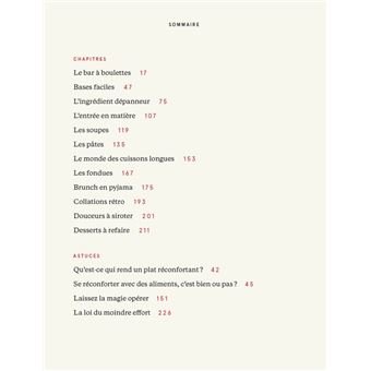 Réconfort sans effort