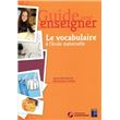 Le Vocabulaire à L'école Maternelle + CD - Guide Pour Enseigner ...