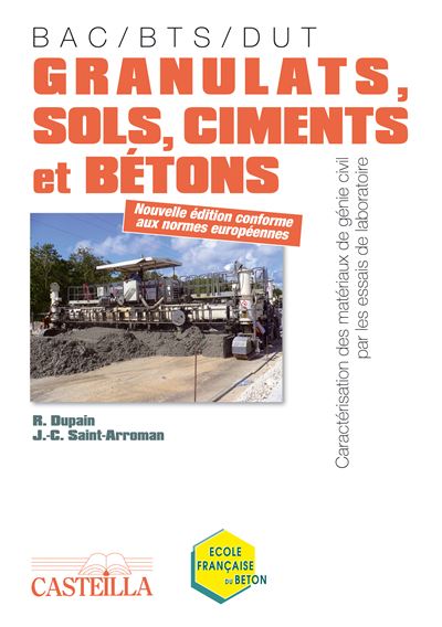 Granulats sols, ciments et bétons