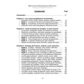 Harmonisation énergétique des Personnes 2022