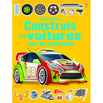 Construis tes voitures avec des autocollants
