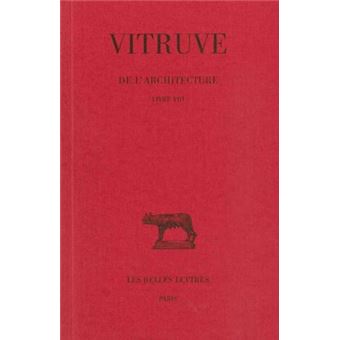 De l'Architecture. Livre VIII