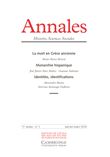 Annales. Histoire Sciences Sociales, n° 1/2020 - La mort en