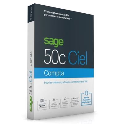Sage 50cloud Ciel Compta PC 30 jours d’assistance téléphonique