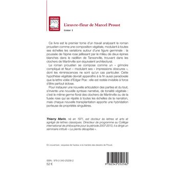 L'oeuvre-fleur de Marcel Proust