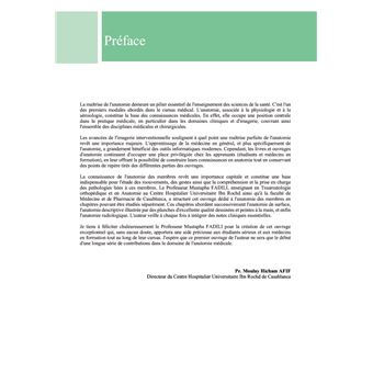 Anatomie descriptive et topographique des membres