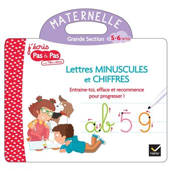 Cahier d'écriture - maternelle grande section : Collectif - 2047301637 -  Livre Maternelle