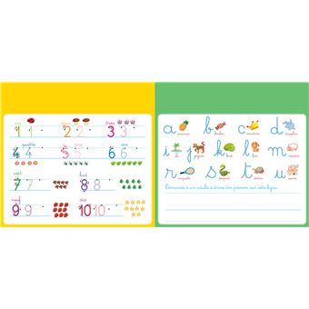 Livre ardoise Téo et Nina GS - Lettres minuscules et chiffres