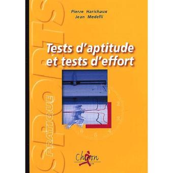Tests d'aptitude et tests d'effort - 1