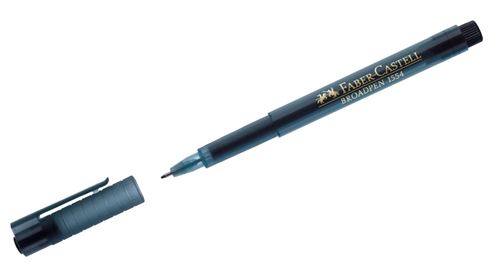 Marqueur Permanent Faber Castell Broadpen 1554 Noir