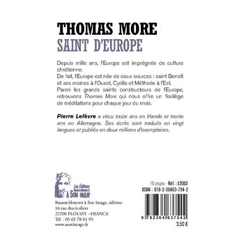 Thomas More - Saint d'Europe - L5063