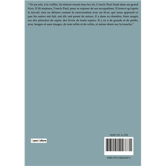 Récits scientifiques de l'oncle Paul à ses neveux