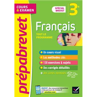 Prépabrevet Français 3e - Brevet 2023
