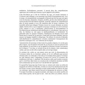 Les enseignements secrets de tous les âges