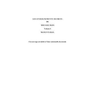 Les enseignements secrets de tous les âges