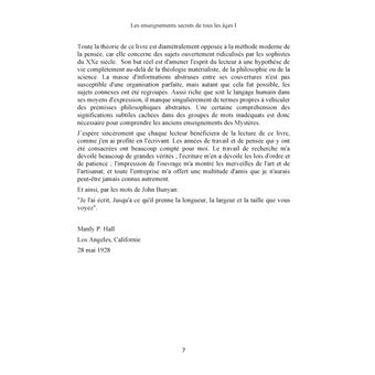 Les enseignements secrets de tous les âges