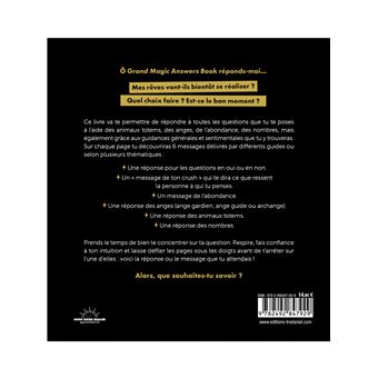Le grand Magic Answers book - Le livre qui répond à toutes tes questions