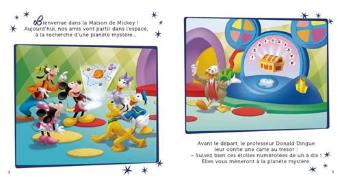  LA MAISON DE MICKEY - Mon Histoire du Soir - Mickey dans  l'espace - Disney: 9782014010282: COLLECTIF: Books