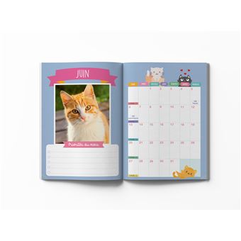 Mon agenda scolaire Chats 2021-2022