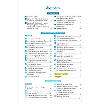 BTS Gestion de la PME - (Toutes les matières - Réflexe N°10) - 2022