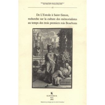 De l'Estoile à Saint-Simon