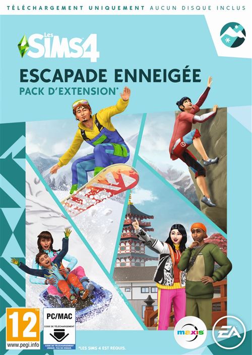 Pack d’extension Les Sims 4 Escapade Enneigée PC