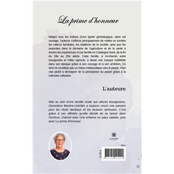 La prime d'honneur
