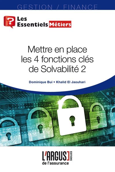Mettre en place les 4 fonctions clés de Solvabilité 2 - Dominique Bui - broché