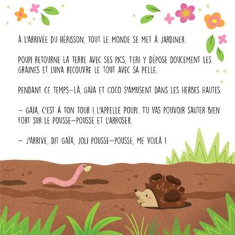 Gaïa et Luna jardinent avec Poupi