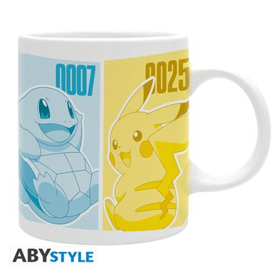 Mug 320 ml Pokémon Pikachu & Kanto Starters Subli x2
