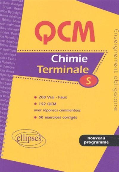 Qcm Baccalauréat Chimie Term S