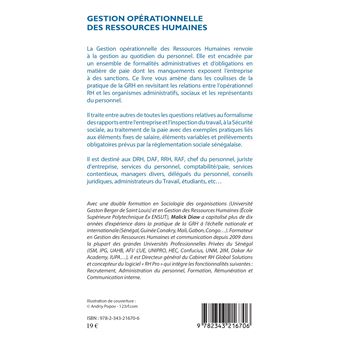 Gestion opérationnelle  des ressources humaines