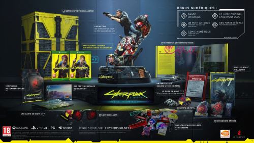 Précommande - Cyberpunk 2077 Edition Collector Xbox One - Disponible à partir de17/09/20