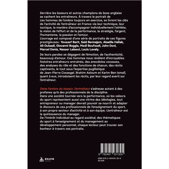 Dans l'ombre du boxeur, l'entraîneur