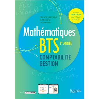 Maths BTS comptabilité et gestion 1re année - Livre de l'élève