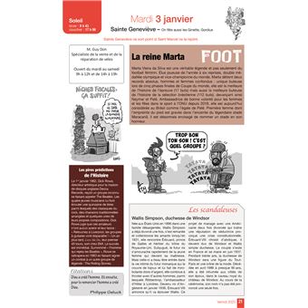 Almanach Vermot 2023