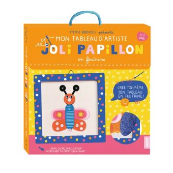 Mon joli papillon en feutrine
