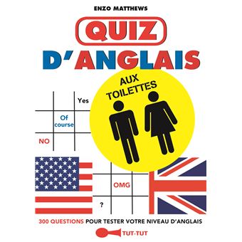 Quiz d'anglais aux toilettes