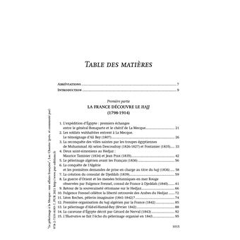 Le pèlerinage à La Mecque : une affaire française