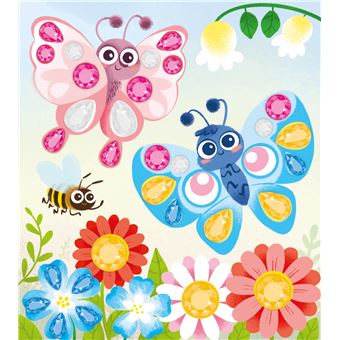 Strass diamants petit lapin - mini boîte avec accessoires