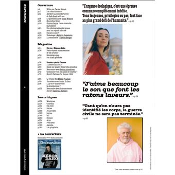 Les Inrockuptibles N°20 : Héros Daho - mai 2023
