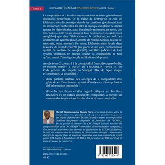 Comptabilité générale SYSCOHADA révisé et audit fiscal Tome 1 (2ème édition janvier 2022)