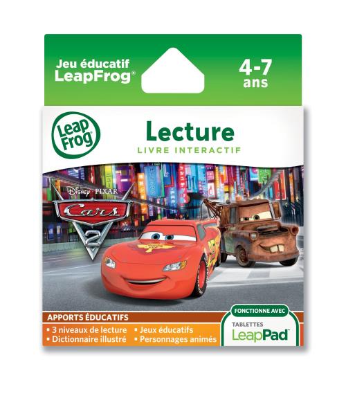 Livre Animé Interactif LeapFrog Cars 2 pour LeapPad Explorer