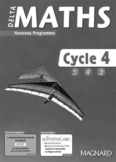Delta maths cycle 4 Livre du professeur