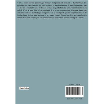 Les Sept Femmes de la Barbe-Bleue et autres contes merveilleux