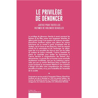 Le privilège de dénoncer