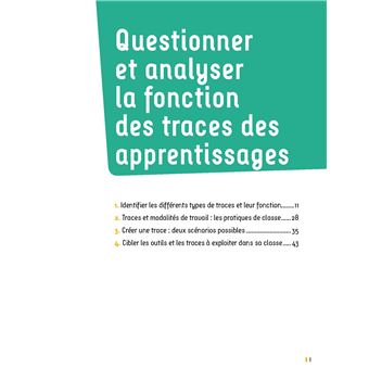 Construire les traces des apprentissages maternelle + ressources numériques